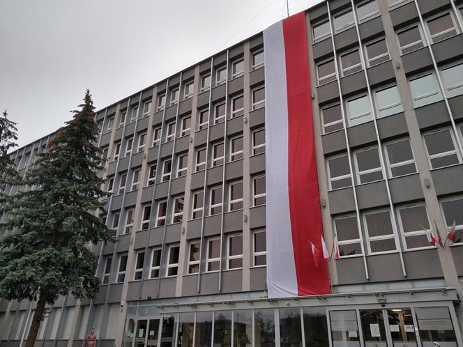 Ulice Kielc w dniu Święta Niepodległości 2020