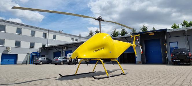 Jedyny taki dron w Europie. Do zadań specjalnych i transportu organów