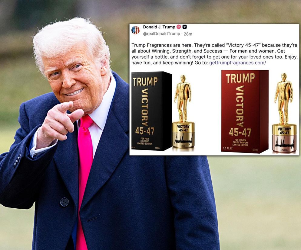Trump sprzedaje własne perfumy! 'Piękno i pewność siebie