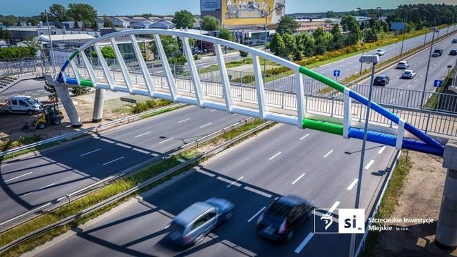 Kładka nad ul. Struga w Szczecinie