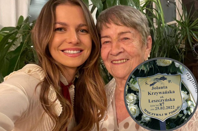 Anna Lewandowska z babcią Jolantą