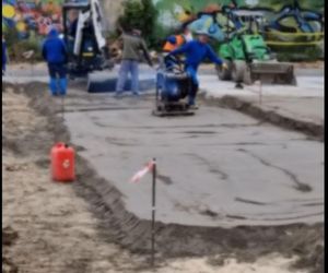 Budowa parkingu przy Ćwiczni w Lesznie