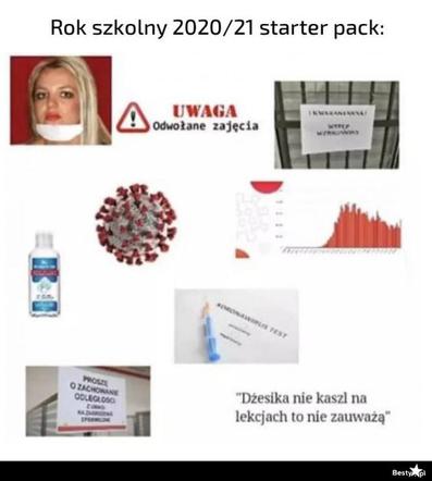 Memy o szkole 2020. Nauka u dobie koronawirusa. Żarty z nowej sytuacji 
