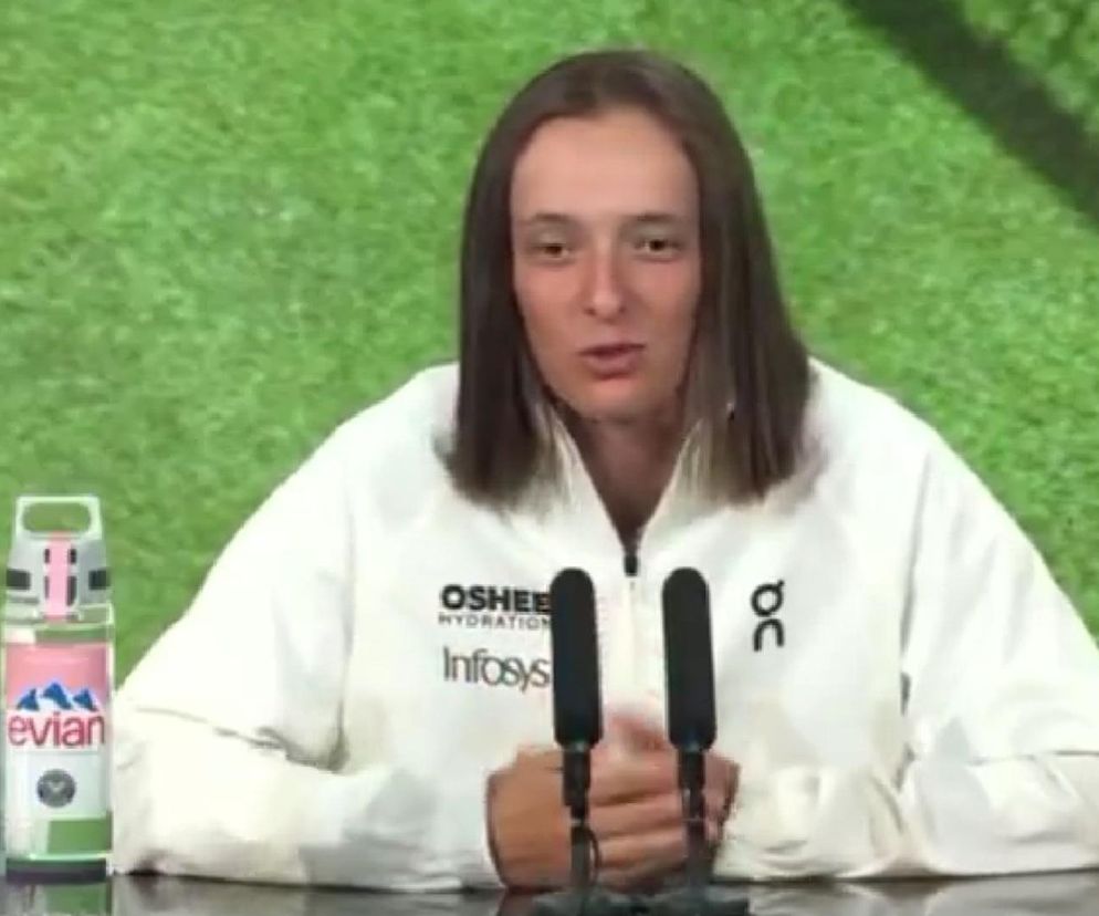 Wimbledon: Iga Świątek na konferencji