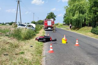 Koszmarny wypadek pod Grudziądzem! Motorowerzysta zmarł w szpitalu [ZDJĘCIA]