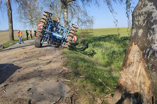 Wypadek ciągnika rolniczego