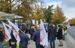 Protest taksówkarzy w Warszawie 16.10.2025