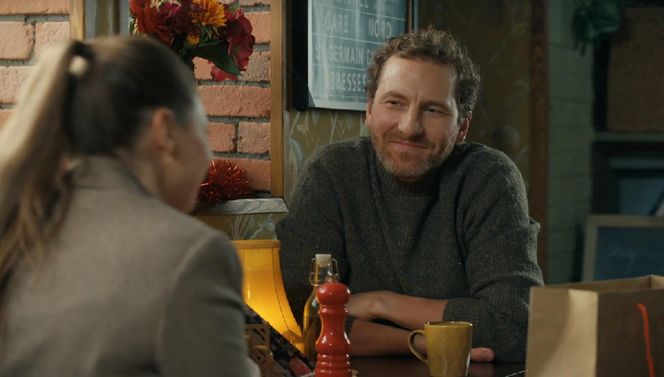 Barwy szczęścia. Gabrysia (Marta Juras), Szczepan (Robert Gulaczyk)