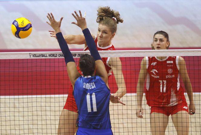 Agnieszka Korneluk - mecz Polska - Włochy