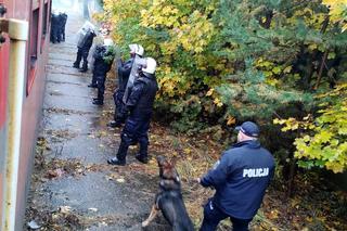 Ćwiczenia policji w Iławie. Pociąg Specjalny