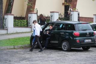 MINISTER BŁASZCZAK Z SYNEM NA ROZPOCZĘCIU ROKU.