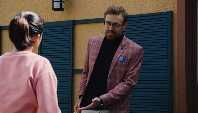 M jak miłość odc. 1872. Kinga (Katarzyna Cichopek), Darek Hoffman (Mateusz Rusin)