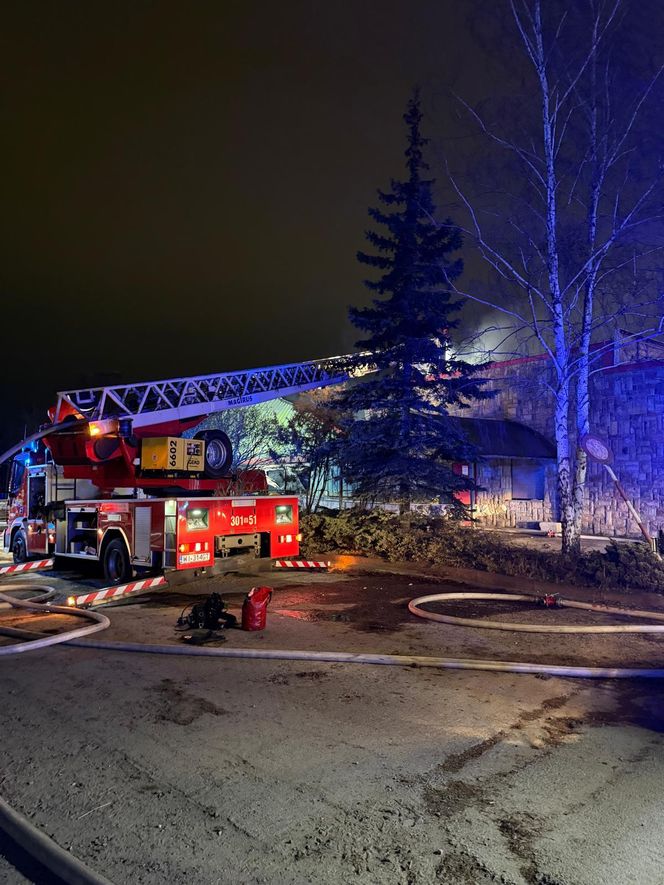 Warszawa. Pożar hali przy ul. Modlińskiej 16