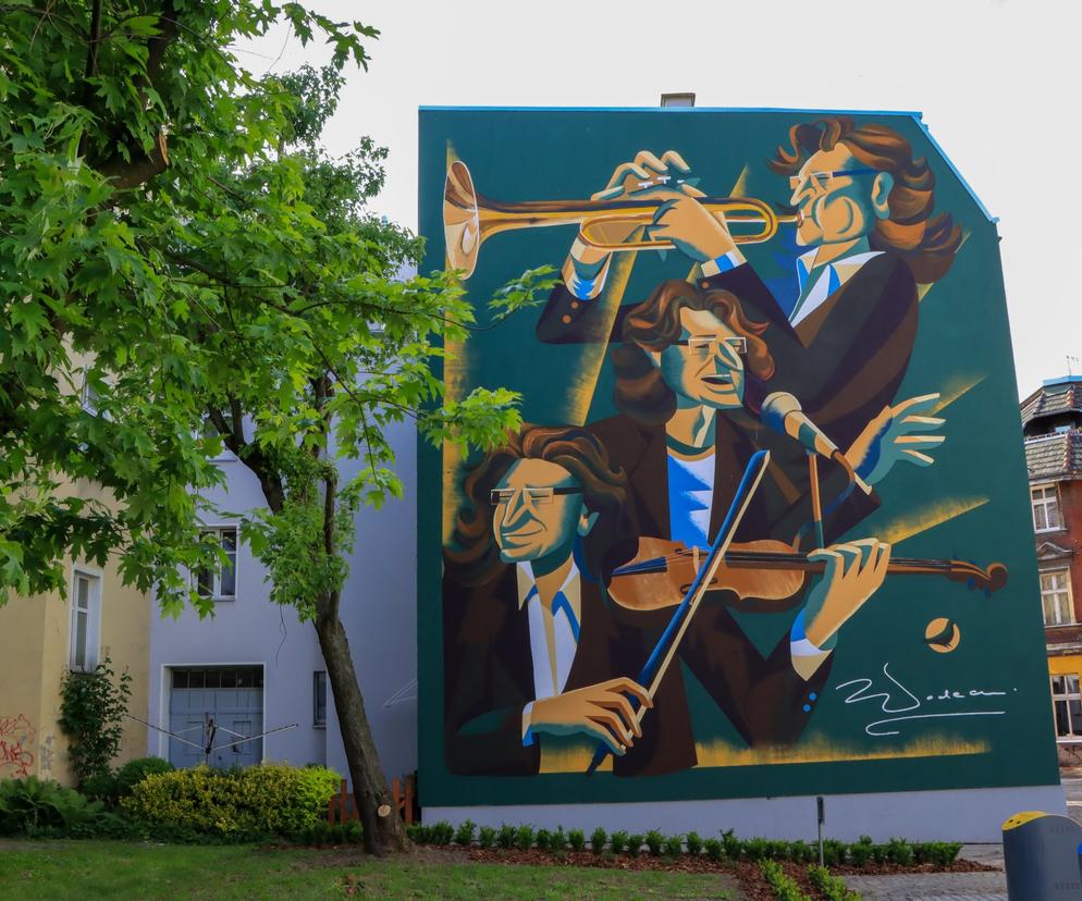 Muzyczne murale w Opolu – Zbigniew Wodecki (1)