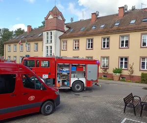 Pożar urzędu w Bornem Sulinowie