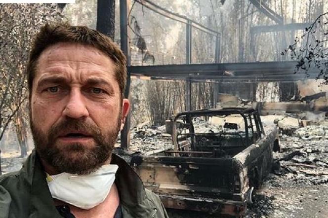 Gerard Butler stracił dom w pożarze