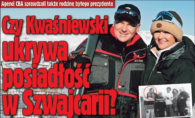 Czy Kwaśniewski  ukrywa posiadłość  w Szwajcarii?