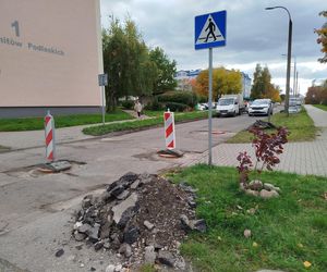 Trwa remont nawierzchni ulic Romanówka i Unitów Podlaskich w Siedlcach