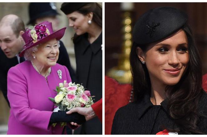 Królowa Elżbieta II Meghan Markle
