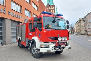 Ochotnicy z Wejherowa z 'nowym' wozem. To nabytek od innych druhów 