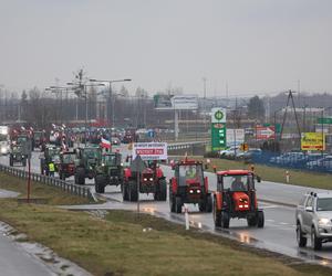 Protest rolników w Pyrzowicach