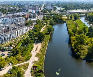 Port Praski w Warszawie z lotu ptaka