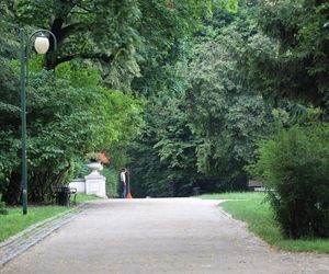 Ogród Saski w Lublinie w wakacyjny poranek 2025
