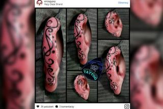 Instagram: moda na tatuaż w bolesnym miejscu. Zdjęcia