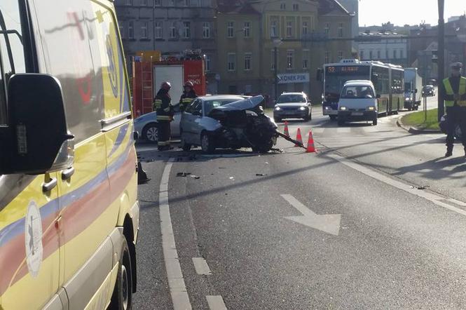 Kolizja na ulicy Poznańskiej