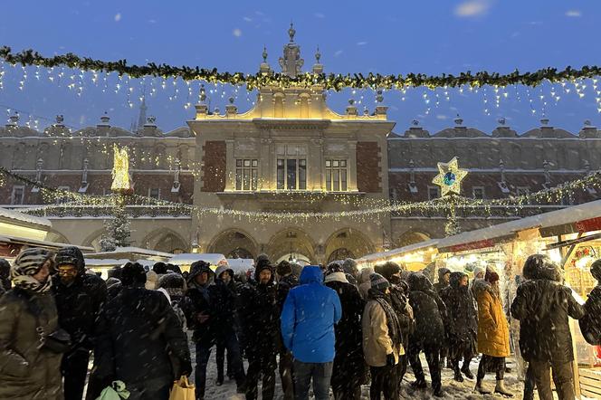 Choinka na Rynku Głównym w Krakowie