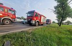Wypadek niedaleko Gostynia. Kobieta zasnęła za kółkiem