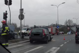 Wypadek na ul. Tischnera w Krakowie