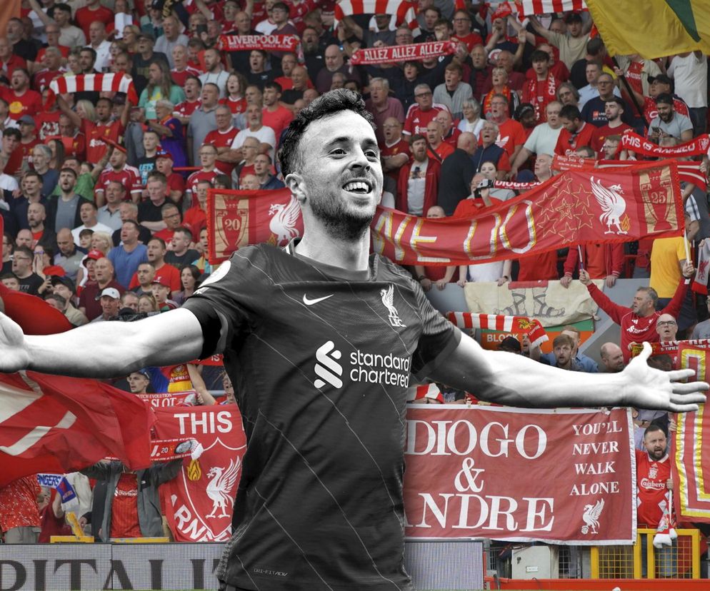 Tak kibice Liverpoolu upamiętnili Diego Jotę