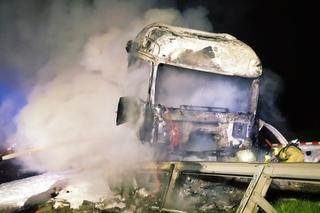 44-letni kierowca spłonął w kabinie ciężarówki