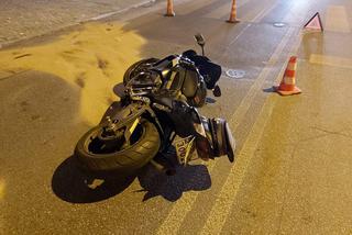 Łódź: Groźny wypadek PIJANEGO motocyklisty na Wólczańskiej. Poważnie ranny JECHAŁ DALEJ. Jest w CIĘŻKIM STANIE