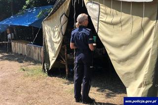 Z namiotu prosto na policję. Kierownik obozu harcerskiego wstał i wypił trzy piwa