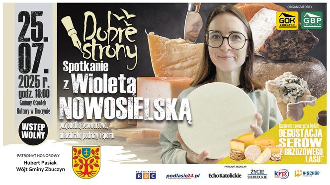 Spotkanie z serowarką i podróżniczką Wioletą Nowosielską w Zbuczynie