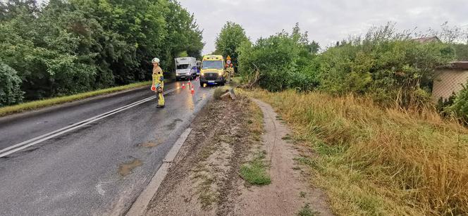 Tragiczny wypadek na ul. Chemicznej w Bydgoszczy! Nie żyje pieszy