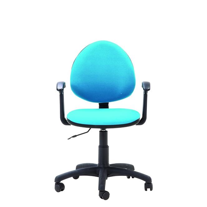 Niebieskie krzesło biurowe