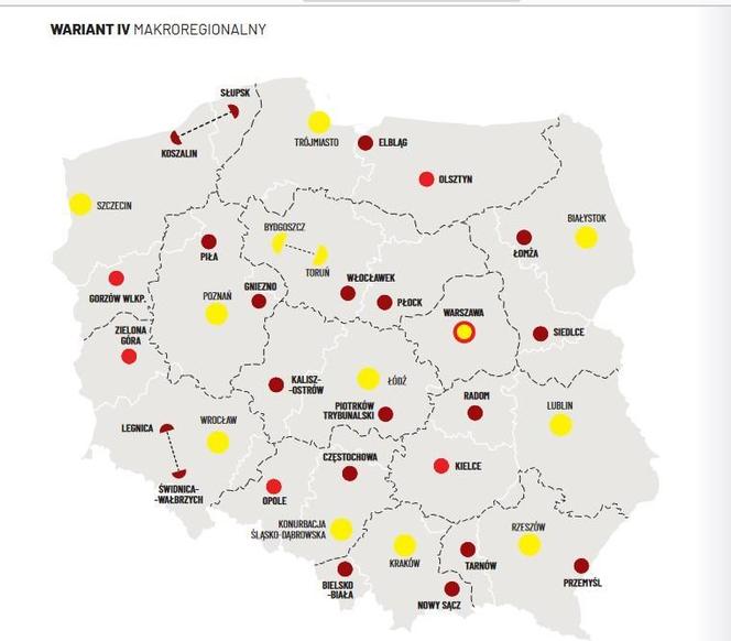 Propozycja nowego podziału Polski