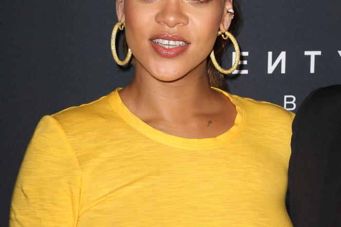Rihanna na prezentacji Fenty Beauty Makeup Line