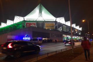 Kibice zgromadzeni podczas meczu Legia-Warta Poznań