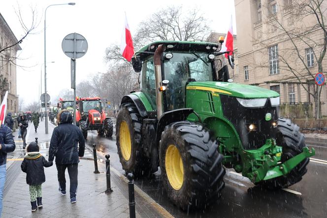 Protest rolników w Poznaniu 