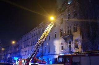 Pożar w centrum Łodzi. Ewakuowano 8 osób