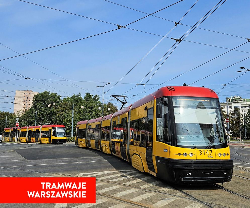 Tramwaje Warszawskie na ulicach miasta