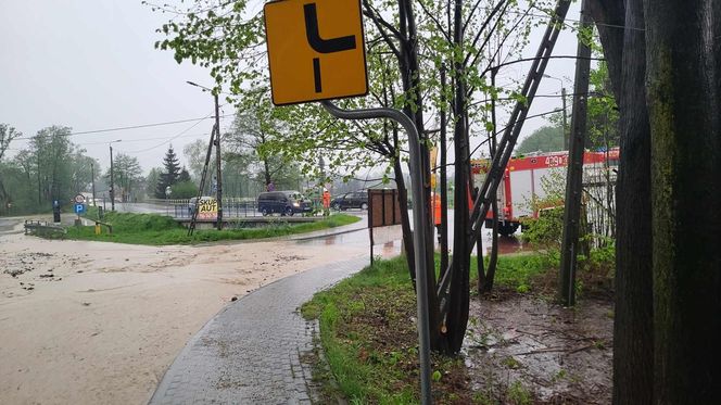 Burza w powiecie cieszyńskim