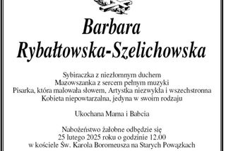 Barbara Rybałtowska-Szelichowska