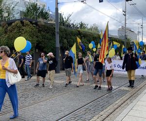 Marsz Autonomii Śląska przeszedł ulicami Katowic. Hajmatu nie oddomy