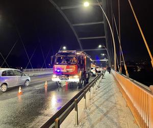 Wypadek na moście heleńskim w Nowym Sączu