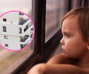 Dziewczynka szła po gzymsie na wysokości 4. piętra. Ręce mi się pocą od samego oglądania